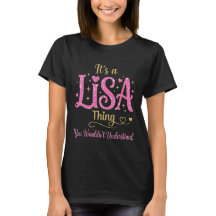 Es ist eine Lisa-Sache Pink Gold Frauen Geschenk