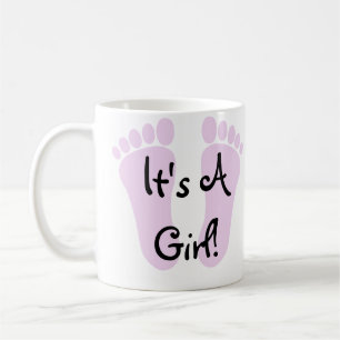 Es ist eine Mädchen-Kaffee-Tasse Tasse