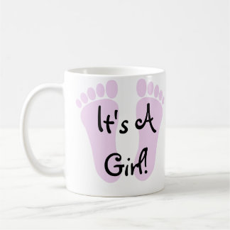 Es ist eine Mädchen-Kaffee-Tasse Tasse