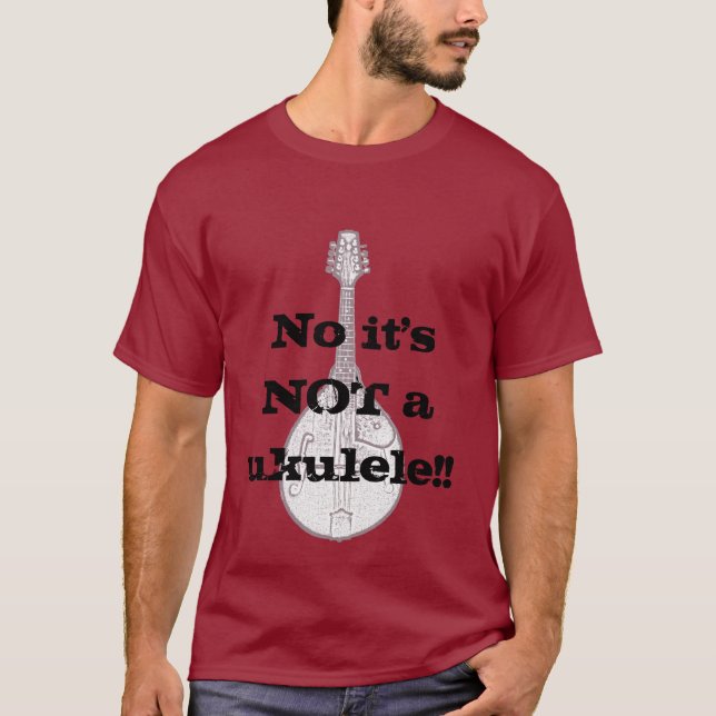 Es ist eine Mandoline, nicht ein Ukulelet-shirt T-Shirt (Vorderseite)