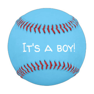 Es ist eine männliche Geschlechtsoffenbarung Baseball