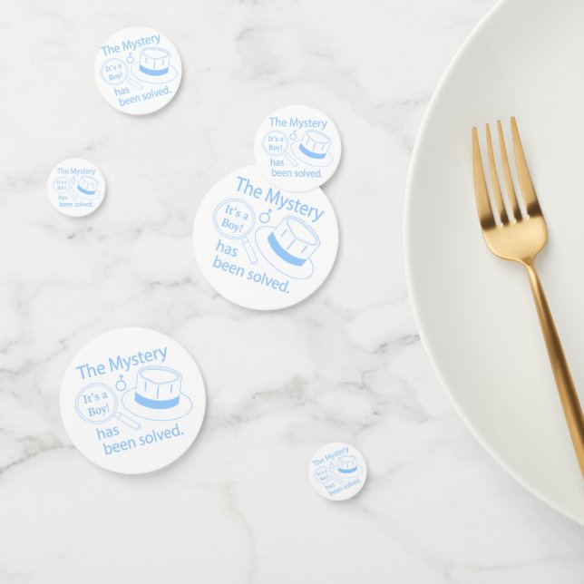 Es ist eine männliche Geschlechtsoffenbarung Konfetti (Gruppe)