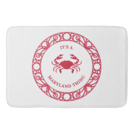 ES IST EINE MARYLAND-SACHE (CRABS) BADEMATTE