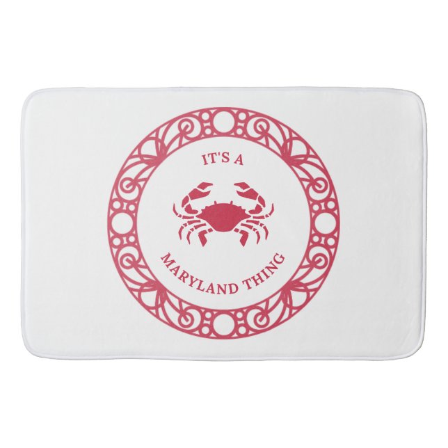 ES IST EINE MARYLAND-SACHE (CRABS) BADEMATTE (Vorderseite)