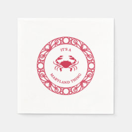 ES IST EINE MARYLAND-SACHE (CRABS) SERVIETTE
