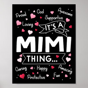 Es ist eine Mimi Sache Lustige Sprüche Niedlich Om Poster