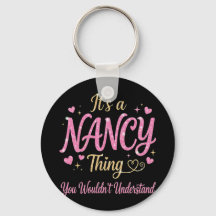 Es ist eine Nancy-Sache Rosa Gold Frauen Geschenk