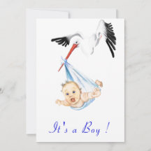 Es ist eine Niedliche Baby Stork Baby Shower Einla