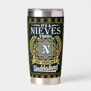 Es ist eine Nieve, die man nicht verstehen konnte Thermobecher