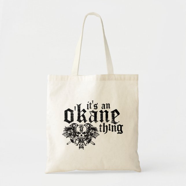 Es ist eine O'Kane Sache Tragetasche (Vorne)
