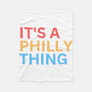 Es ist eine Philly-Sache Fleecedecke