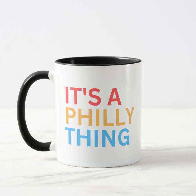 ES IST EINE PHILLY-SACHE TASSE (Links)
