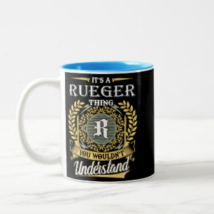 Es ist eine Rueger-Sache, die du nicht verstehen k Zweifarbige Tasse