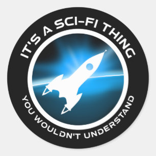 Es ist eine Sache der Wissenschaft - man würde es Runder Aufkleber