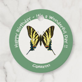 Es ist eine Scarce Frack Butterfly Geburtstagspart Geschenkanhänger