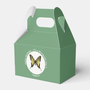 Es ist eine Scarce Frack Butterfly Geburtstagspart Geschenkschachtel