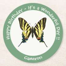 Es ist eine Scarce Frack Butterfly Geburtstagspart