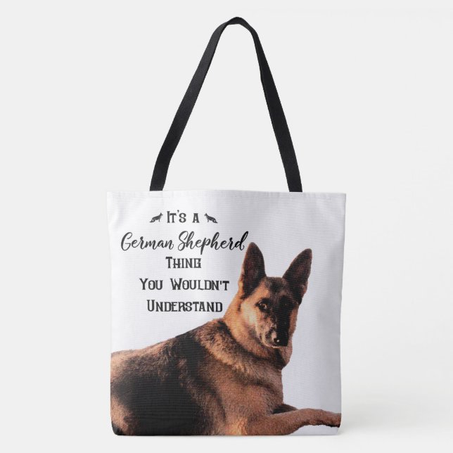 Es ist eine Schäferhund-Sache (Vorderseite)
