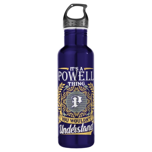 Es ist eine schlechte Sache, die man nicht versteh Edelstahlflasche (Vorderseite)