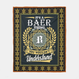 Es ist eine schlechte Sache, die man nicht versteh Fleecedecke