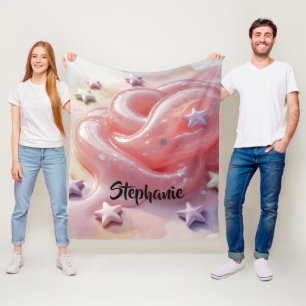 Es ist eine Schleim-Geburtstagsfeier für Mädchen-G Fleecedecke