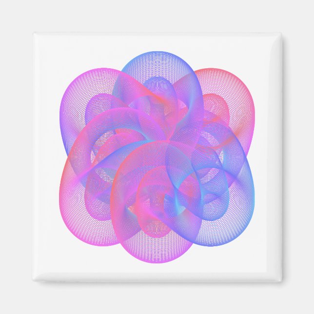 Es ist eine schöne geometrische Figur. Magnet (Vorne)