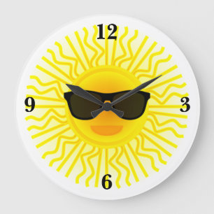 Es ist eine sonnige Uhr