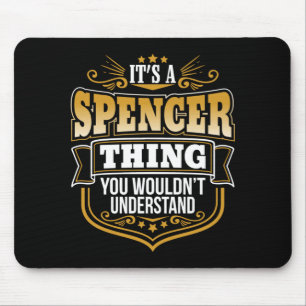 Es Ist Eine Spencer-Sache Die Du Nicht Verstehen W Mousepad