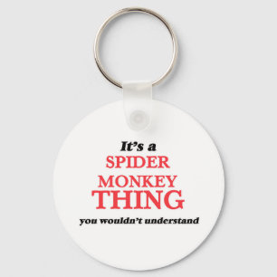 Es ist eine Spinnen-Affesache, Sie wurde nicht Schlüsselanhänger