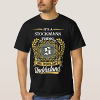 Es ist eine STOCKMANN-Sache, die du nicht verstehs
