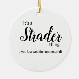 Es ist eine Strader-Sache.... Keramik Ornament