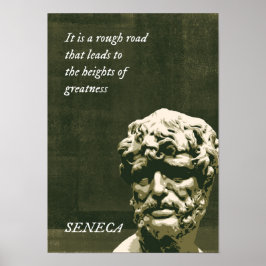 Es ist eine Straße, die zu den Höhen von Poster