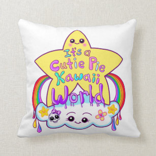 "Es ist eine Süsse Pie Kawaii World" Kawaii Pillow Kissen