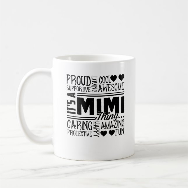 Es ist eine Tasse der Sache-Mimi (Links)