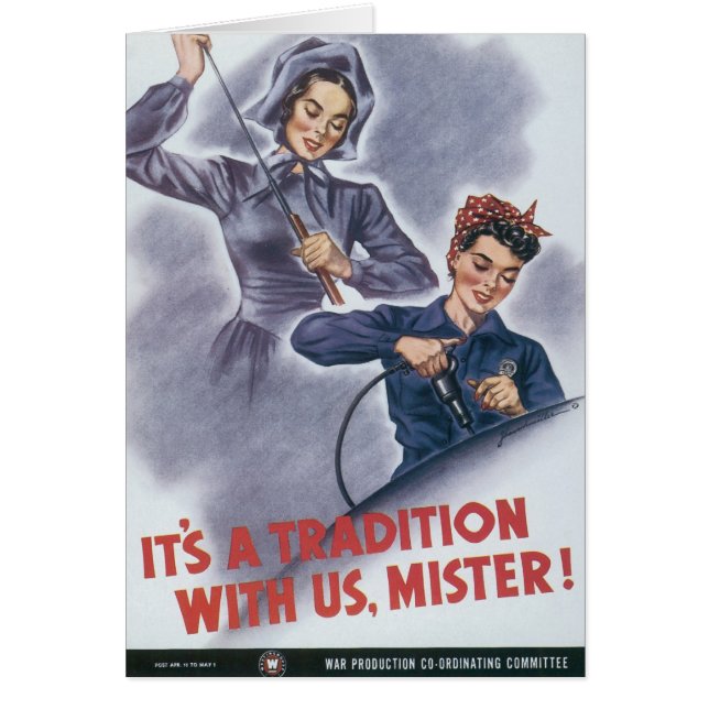 Es ist eine Tradition mit uns, Mister! (Vorne)