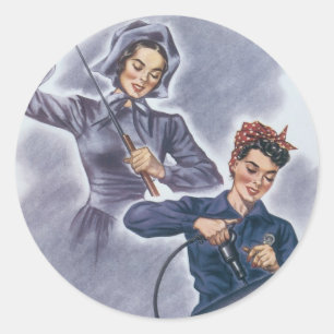 Es ist eine Tradition mit uns, Mister! Runder Aufkleber