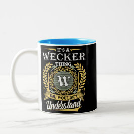 Es Ist Eine Wecker-Sache, Die Du Nicht Verstehen K Zweifarbige Tasse