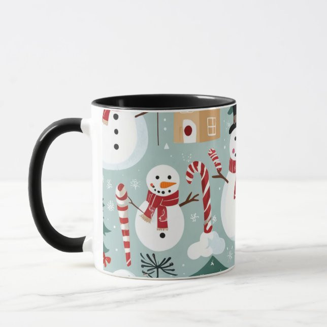 Es ist eine Weihnachtszeit-Tasse. Tasse (Links)
