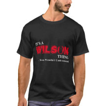 Es ist EINE WILSON-Sache!!