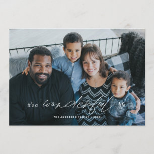 Es ist eine wunderbare Weihnachtskarte für den Leb Einladung