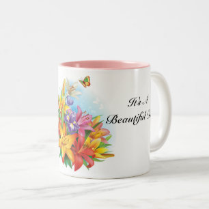 Es ist eine wunderschöne Tasse am Tag