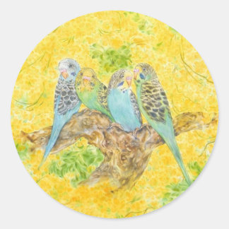 Es ist eine wunderschöne Welt Runder Aufkleber