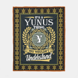 Es ist eine Yunus Sache, die du nicht verstehen ko Fleecedecke