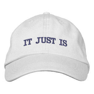 "Es ist einfach" Bestickte Baseballkappe