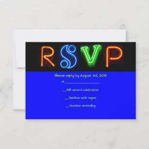 ES IST ELEKTRISCHE Bar BAT Mitzvah RSVP-Karte RSVP Karte