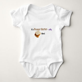 Es ist Erdnuss Butter-Gelee Zeit! Baby Strampler