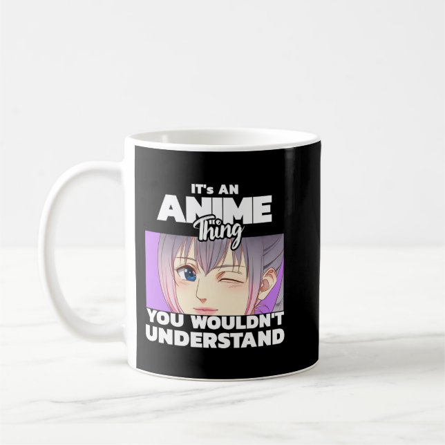Es ist etwas Anime, das man Pullov nicht verstehen Kaffeetasse (Links)
