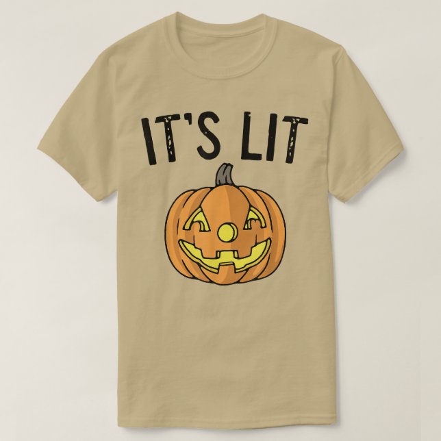 ES IST ETWAS JACKOLANTERN UGLY SWEATER T-Shirt (Design vorne)