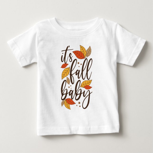Es ist Fall Baby Baby T-shirt (Vorderseite)