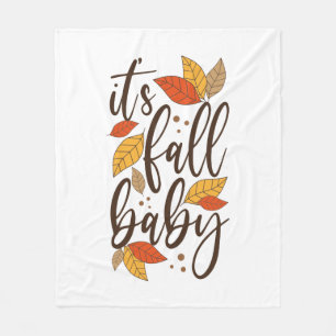 Es ist Fall Baby Fleecedecke